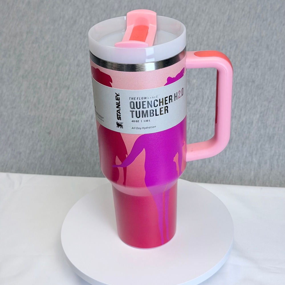 Stanley 40oz Quencher H2.0 Tumbler 1967 Twist N Turn Pink FlowState NEW